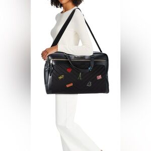 Karl Lagerfeld Quilted Duffel Bag nwt
